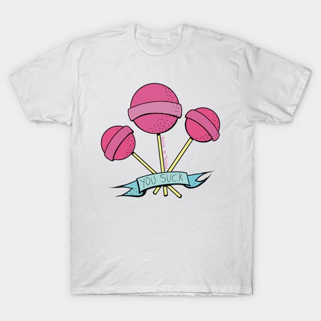 Lollipop Sucker T-Shirt by ROLLIE MC SCROLLIE